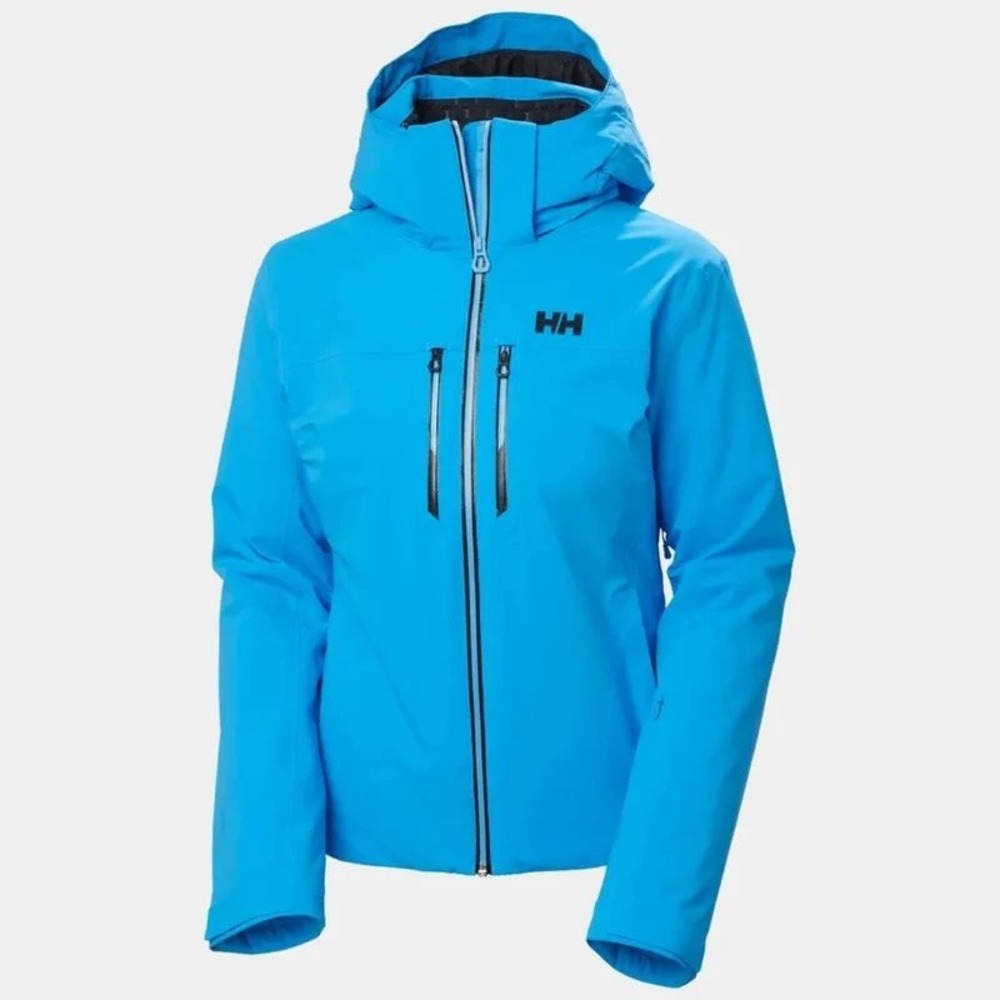 Helly Hansen Alphelia LIFALOFT Women's XL Ski Jacket Blue Insulated RECCO